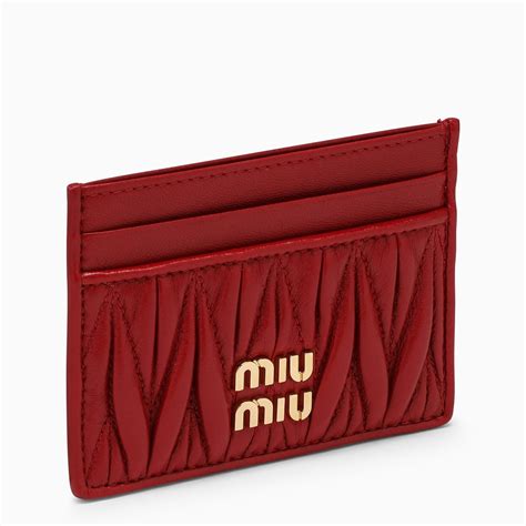 miu miu card case|MIU MIU CARD Case Red $158.29 .